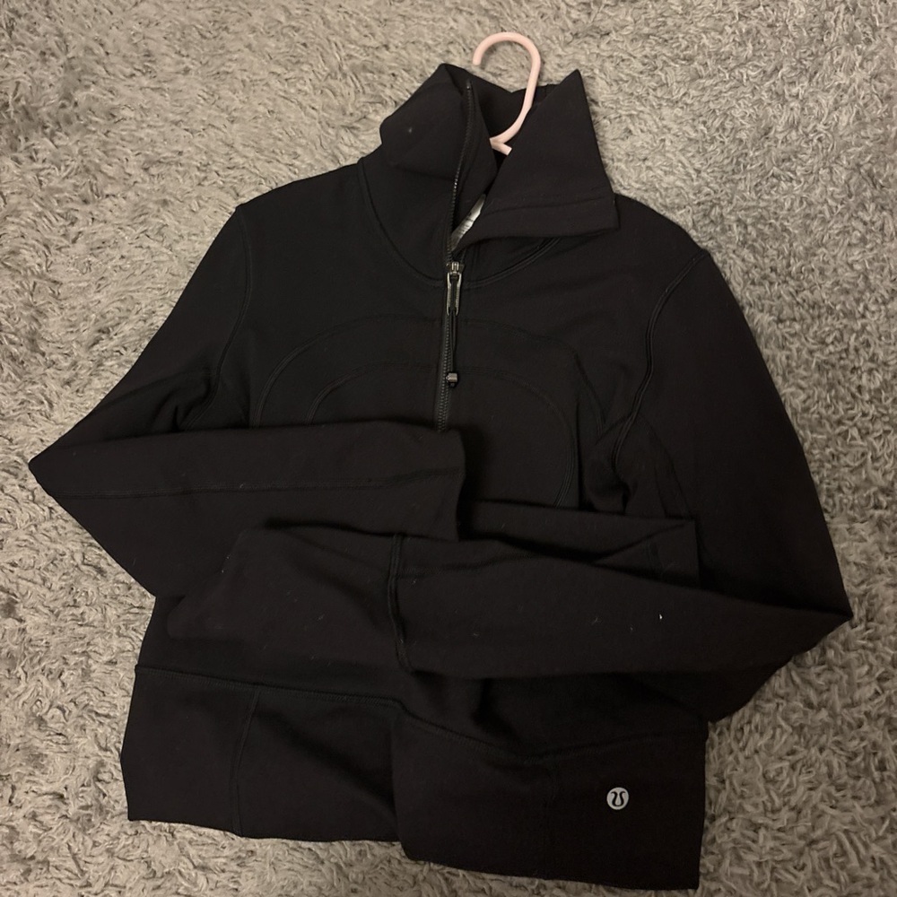 Lululemon Athletica Black Zip-Up Jacket